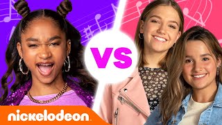 That Girl Lay Lay vs Side Hustle Cast In Music Battle 🎶  Nickelodeon [upl. by Faden]