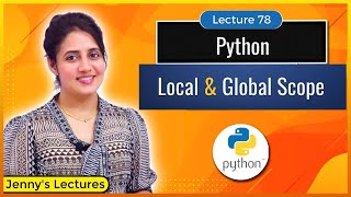 local and Global Scope in Python  Python Tutorials for Beginners lec78 [upl. by Aierdna]