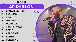 AP Dhillon all songs  AP Dhillon new songs  New Punjabi songs 2024 apdhillon [upl. by Rehpotsirhk602]