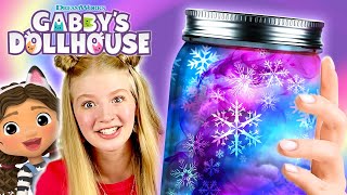 Snow Storms amp Rainbows Make Weather in a JAR 🌨️🫙  GABBYS DOLLHOUSE [upl. by Hirsch133]