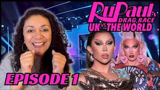 RUPAULS DRAG RACE UK VS THE WORLD S2 E1 REACTION [upl. by Laicram331]