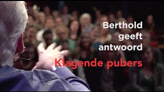 Berthold Gunster geeft antwoord klagende pubers [upl. by Ecreip]