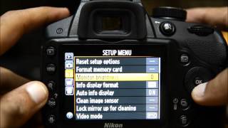 Nikon D3200 Tutorial  How to Set Up Nikon D3200 Menu Guide Tutorial [upl. by Sekyere]