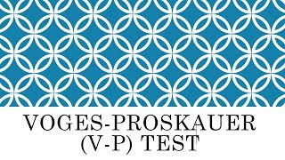 Voges Proskauer Biochemical Test  VP Biochemical Test [upl. by Tedie]