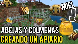 CREANDO UN APIARIO AVENTURAS DE COLMENAS Y ABEJAS 🐝 gameplay minecraft ps4 gamer [upl. by Gottfried26]