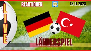 LIVE  Länderspiel Deutschland vs Türkei  Reaktionen [upl. by Thetisa]