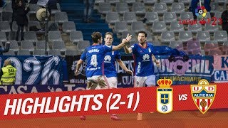 Resumen de Real Oviedo vs UD Almería 21 [upl. by Ahsasal]