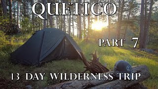 QUETICO  SOLO 13 DAY WILDERNESS CANOE TRIP  CAMPING  FISHING Part 7 100 Mile Canada Adventure [upl. by Nileve]