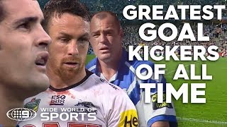 Greatest goal kickers of all time  NRL on Nine [upl. by Eitsyrc]