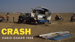 DAF Truck crash  ParisDakar 1988 [upl. by Babs503]