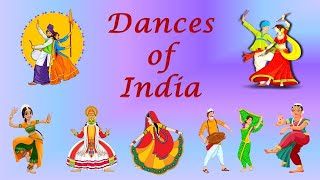 Dances of India Dance Forms Of India Classical Dance Traditional amp Folk Dances Types Of Dance [upl. by Sissie]