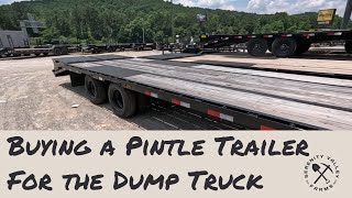 I Bought A Big Tex 22PH Pintle Trailer For My Ford F750 Dump Truck [upl. by Starks]