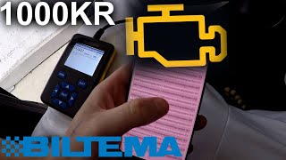 SLÄCKER MOTORLAMPAN MED BILTEMAS FELKODSLÄSARE [upl. by Gemini]