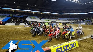 Supercross Round 5 450SX Highlights  Detroit MI Ford Field  Feb 3 2024 [upl. by Hoshi]