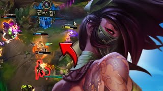 I GOT A PENTAKILL WITH AKALI IN 🇰🇷 [upl. by Codd207]