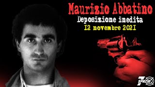 Maurizio Abbatino «Temo per la mia incolumità personale» 12 novembre 2021 [upl. by Welbie]