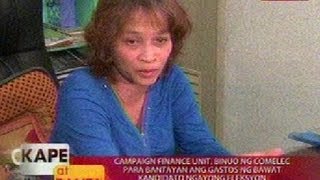 KB Campaign finance unit binuo ng Comelec para bantayan ang gastos ng bawat kandidato [upl. by Brabazon]