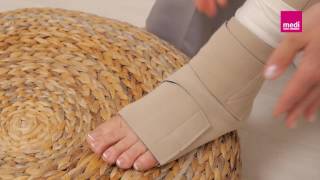 How to apply the circaid juxtalite ankle foot wrap afw [upl. by Atsirt]