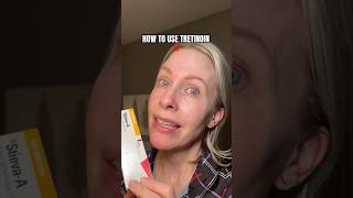 HOW to apply tretinoin 👌✨ [upl. by Brandie277]