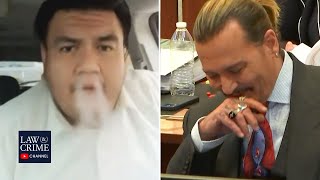 Witness Vapes amp Starts Driving During Testimony [upl. by Neddie737]