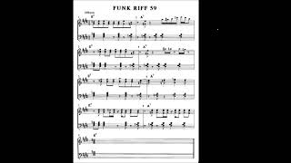 Andrew D Gordon  riff 59  rock funk  tutorial lesson keyboard piano [upl. by Ellary908]