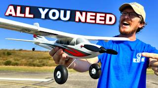 NEWEST RC Airplane for BEGINNERS that is EASY TO FLY  HobbyZone Apprentice STOL S 700mm [upl. by Noved]