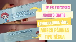 Especial dia dos professores  Marca páginasRégua para fazer e vender com arquivo grátis [upl. by Blinni]