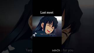 Muichiro and tanjiro first meet🥰 and last meet😔 trending ✨️subscribe😢 [upl. by Vitia]