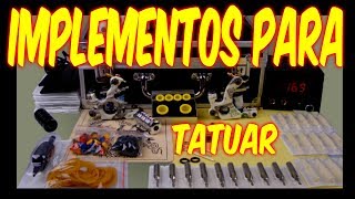 31 MATERIALES QUE NECESITAS PARA TATUAR  TATTOO  tattoo fort [upl. by Uriel582]