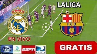 REAL MADRID VS BARCELONA VER GRATIS EN VIVO  LALIGA  ESPAÑA [upl. by Bj]