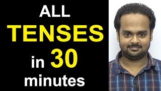 Learn ALL TENSES Easily in 30 Minutes  Present Past Future  Simple Continuous Perfect [upl. by Arahd]