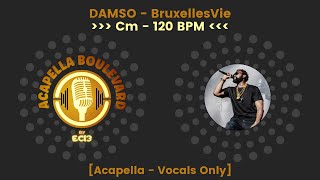 DAMSO  BruxellesVie  Acapella  Vocals Only  120 BPM  Cm  by EC13 [upl. by Neomah633]