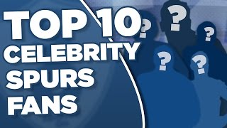 TOP 10 Celebrity Spurs Fans  With Craig Mitch [upl. by Rolyks]