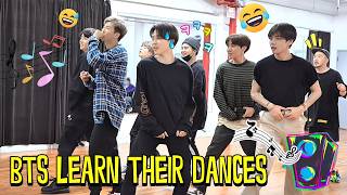 Lets See How BTS Learn Their Dances [upl. by Eidnew]