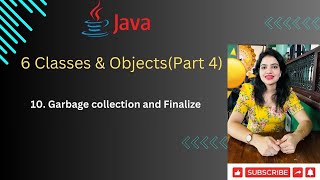 Lec 6Part 4  Garbage Collection  Finalize Method  Java [upl. by Jeannine]