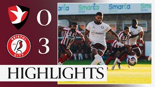 Armstrong scores in 40 seconds  Cheltenham Town 03 Bristol City  Highlights [upl. by Neyrb]