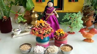 Bathukamma Promo  Miniature Cooking Bathukamma Sambaralu  Lalitha mini foods Little Kitchen [upl. by Odom]