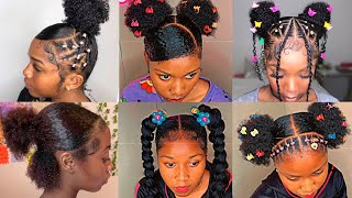 💖💦elegant SLAYED 4C4B HAIRSTYLES  SLAYED EDGES 🩵 💅🏼 🤎 [upl. by Mirabel]