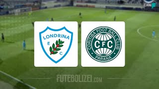 Londrina x Coritiba ao vivo pelo Campeonato Paranaense [upl. by Enyt939]