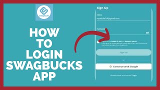 Swagbucks App Login How To Sign in Swagbucks App on Android 2023 [upl. by Isidora]