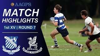 Riverview vs Newington  AAGPS Round 7  1st XV Highlights [upl. by Atworth]