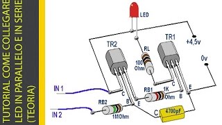TUTORIAL COME COLLEGARE I LED IN PARALLELO E IN SERIE TEORIA [upl. by Graig378]