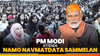 LIVE Prime Minister Narendra Modi attends Namo Navmatdata Sammelan [upl. by Htenaj]