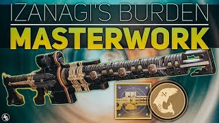 Izanagis Burden Masterwork Exotic Catalyst Review  Destiny 2 Season of Opulence [upl. by Issi]