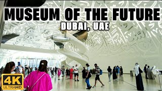 4K Inside the Newly Opened MUSEUM OF THE FUTURE Dubai Full Walking Tour [upl. by Nwahsek820]