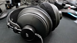 INSANE 21 HEADPHONES  Monoprice Modern Retro closedback overear 50mm headphones [upl. by Star]