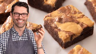 Amazing Peanut Butter Brownies Recipe [upl. by Annahahs]