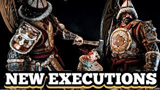 FOR HONOR NEW EXECUTIONS DEAD BY DAYLIGHT CROSSOVER EVENT [upl. by Rogerson]