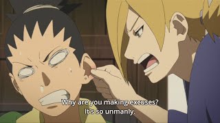 TEMARI SCOLDS SHIKADAI AND SHIKAMARU [upl. by Leivad]