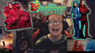 Official Trailer  Descendants The Rise of Red REACTION [upl. by Jelene]